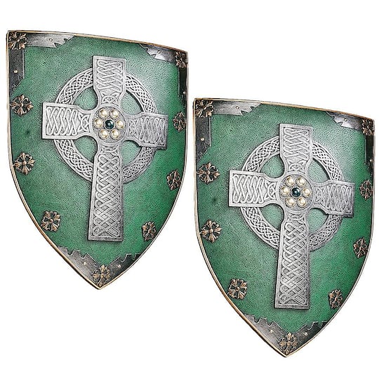 Design Toscano Celtic Warriors Sculptural Wall Shield Set